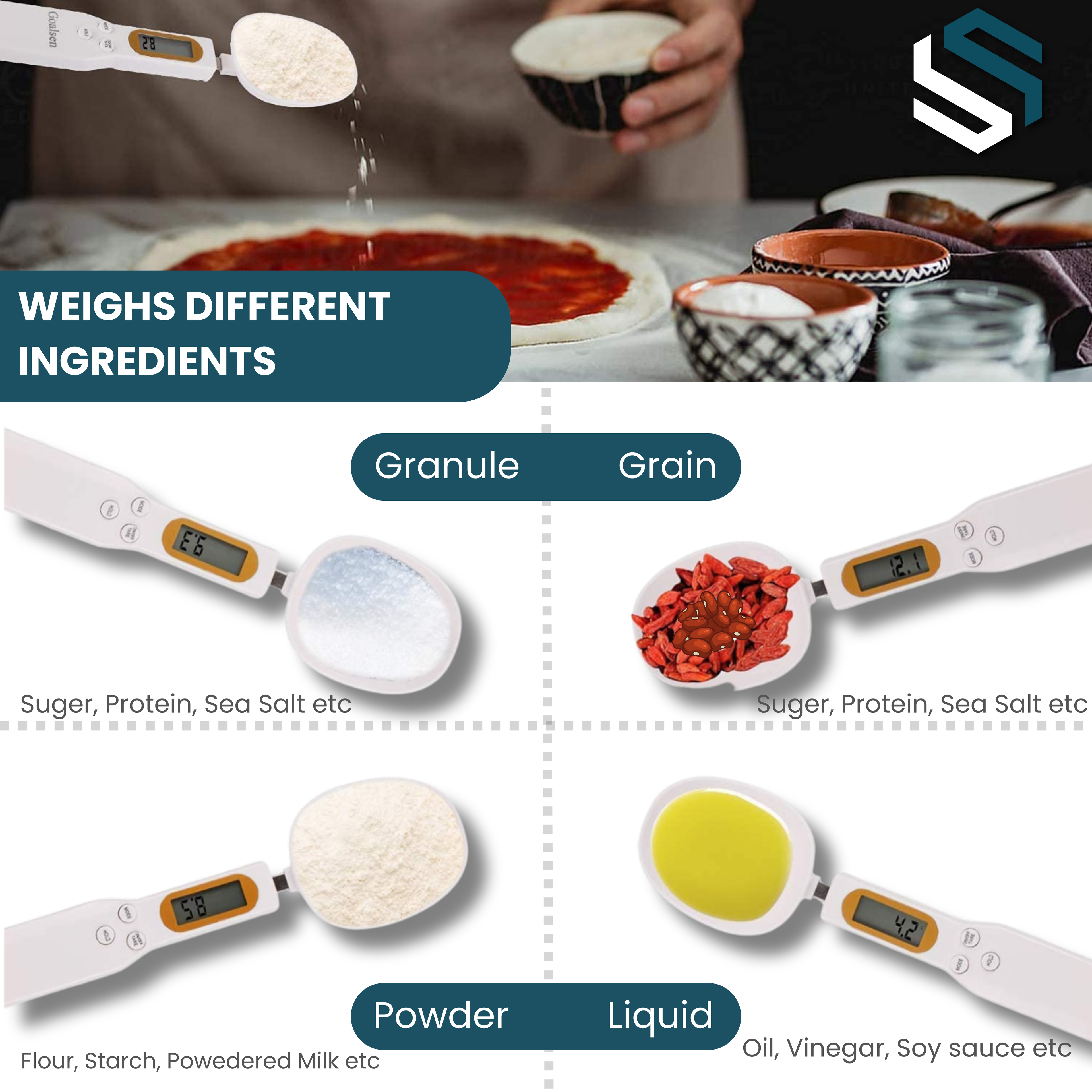 SIRISTORE™ DigiSpoon Electronic Measuring Spoon 0.1gm/500gms