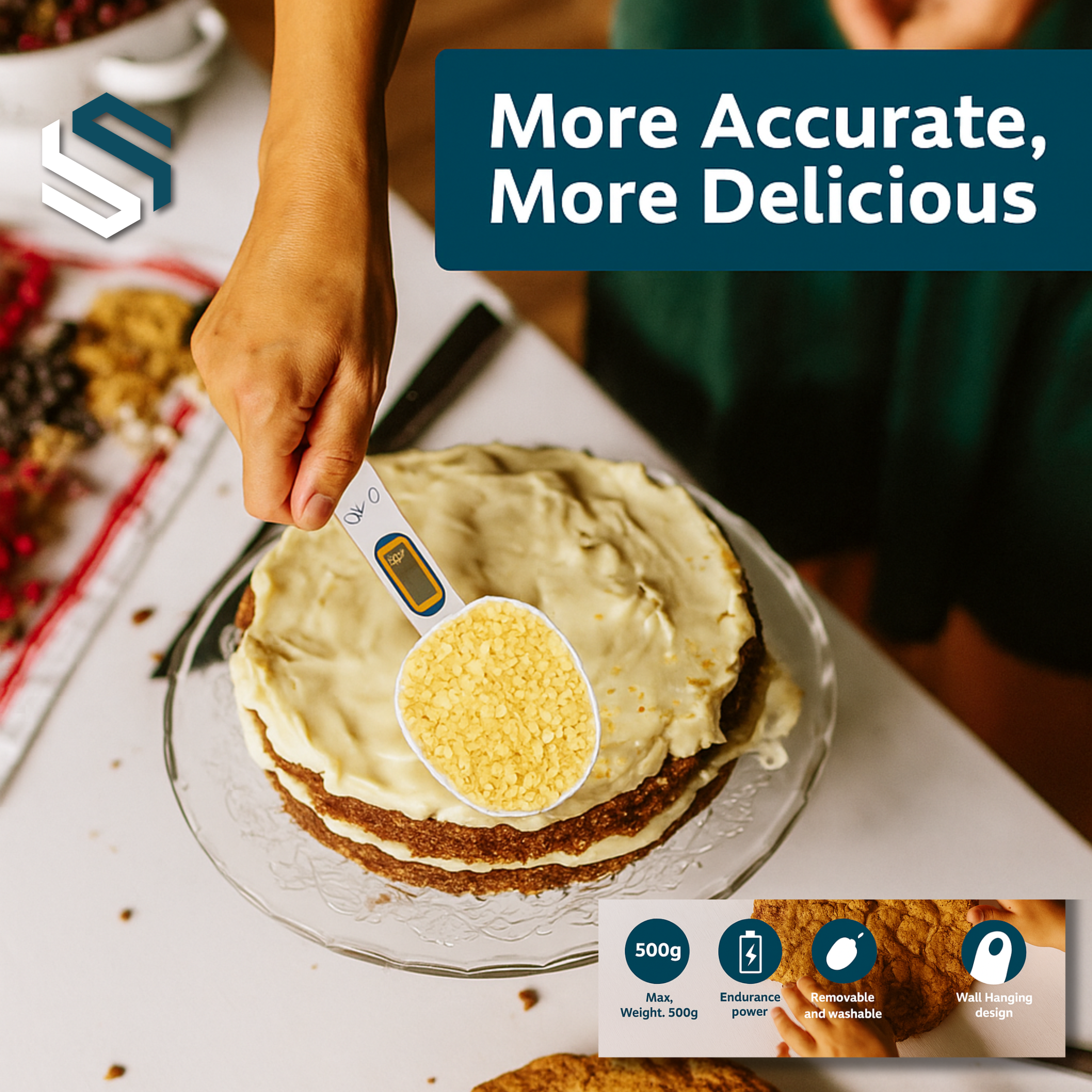 SIRISTORE™ DigiSpoon Electronic Measuring Spoon 0.1gm/500gms